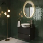 روشویی کابینتی pvc مشکی مات کد 09