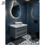 روشویی کابینتی PVC کلکته خاکستری کد 11 - Image 2