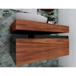 روشویی کابینتی فندقی-مشکی هایگلاس کد 34 - Image 4