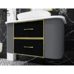 روشویی کابینتی مدرن لبه کرو سنگ مصنوعی کد 25 - Image 3