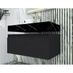روشویی کابینتی مشکی سرامیکی کد37 - Image 4