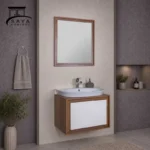 روشویی کابینتی آنتیک طلایی همراه کاسه آیلار کد 67
