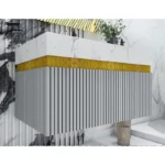 روشویی کابینتی مدرن ترکیب سنگ و PVC کد 24 - Image 3