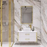 روشویی کابینتی سفید دوکشو کد 40