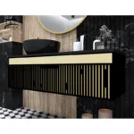 روشویی کابینتی CNC سنگ طبیعی کد 23 - Image 4