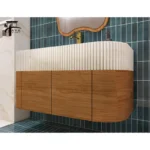 روشویی کابینتی مدرن ترکیب سنگ و چوب کد 19 - Image 3