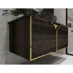 روشویی کابینتی سنگ طبیعی طرح قلب استیل کد 18 - Image 3