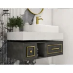 روشویی کابینتی سرامیکی بتنی کد 31 - Image 2