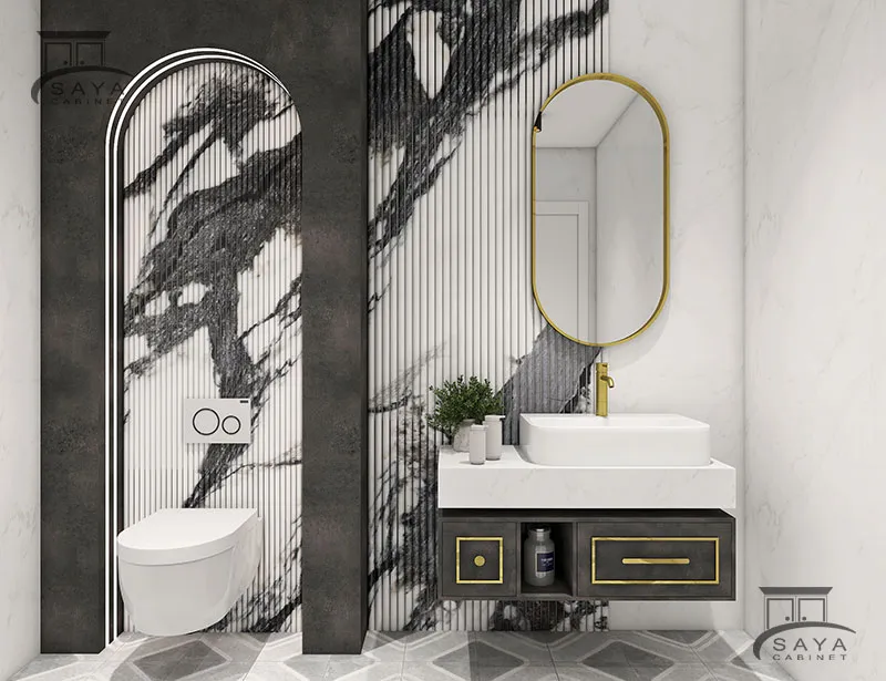 روشویی سرامیکی کابینتی