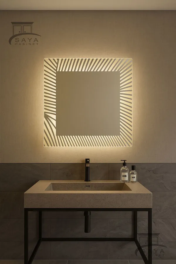 آینه لمسی بک لایت 