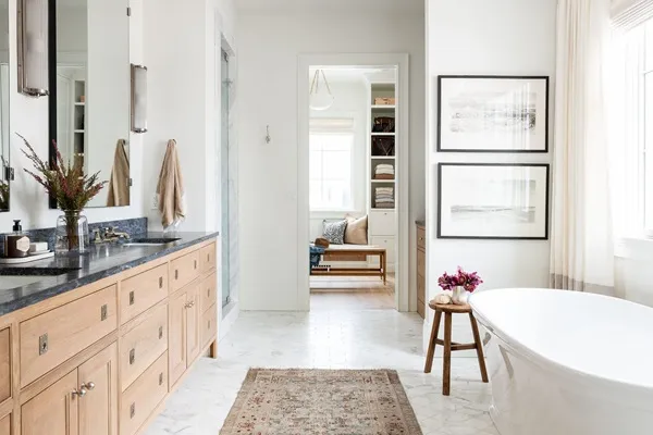 حمام مستر مدرن در اتاق خواب 