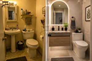 بازسازی سرویس بهداشتی خانه اجاره ای با کمترین هزینه